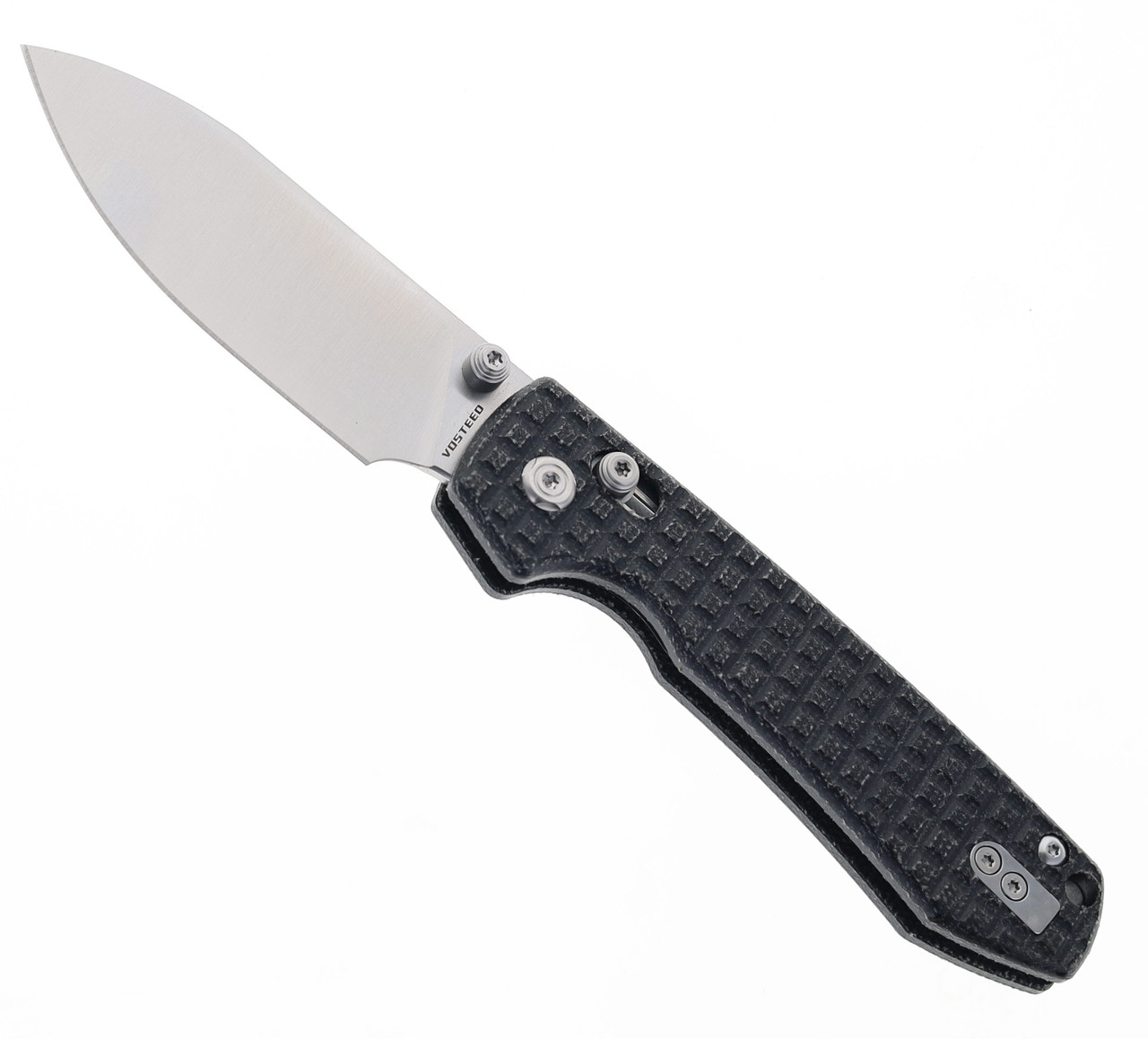 WMK Exclusive Vosteed Racoon Crossbar Lock Folding Knife Black