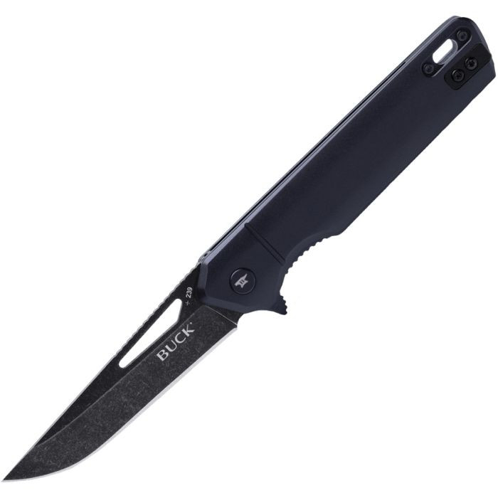 Buck Infusion Folding Knife Black G10 Handle 7Cr17MoV Modified