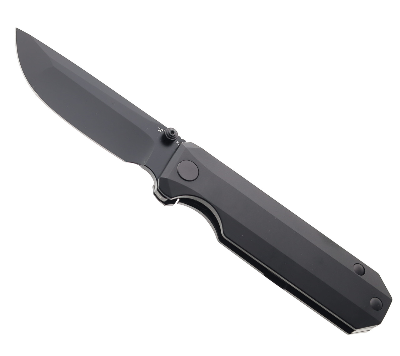 その他 Titanium Knife Standards RR Standard Pocket Knife Blackout DLC Titanium
