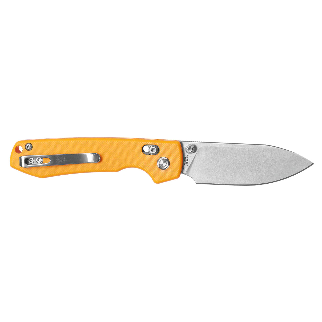 Vosteed Racoon Crossbar Lock Folding Knife Yellow G10 Handle 14C28N ...