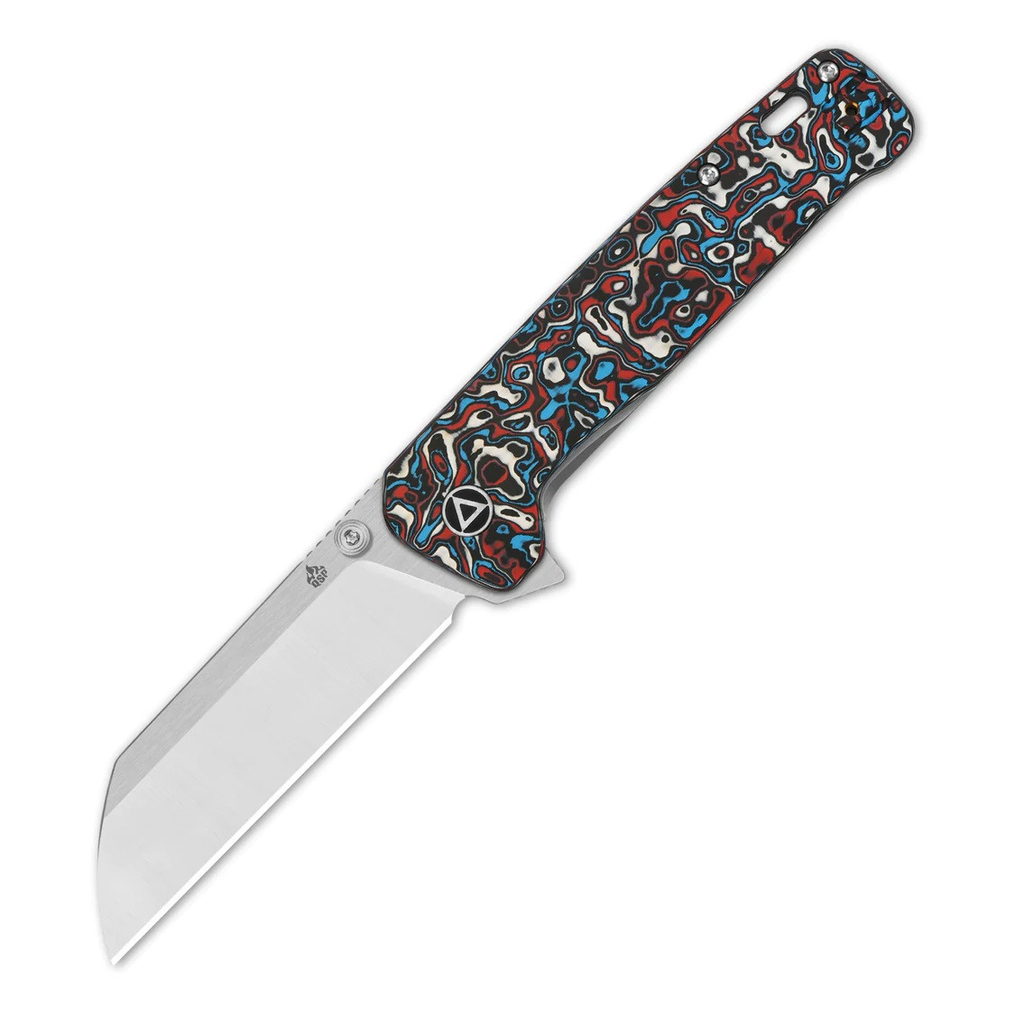 QSP Penguin Plus Frame Lock Folding Knife Color Carbon Fiber