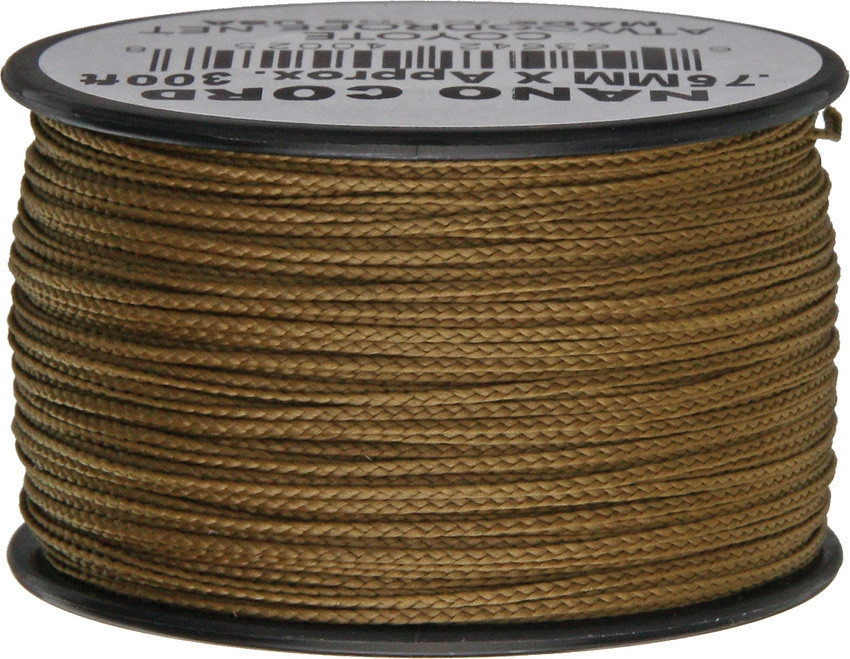 Parachute Cord Coyote Nano Cord .75 mm x 300 ft RG1148