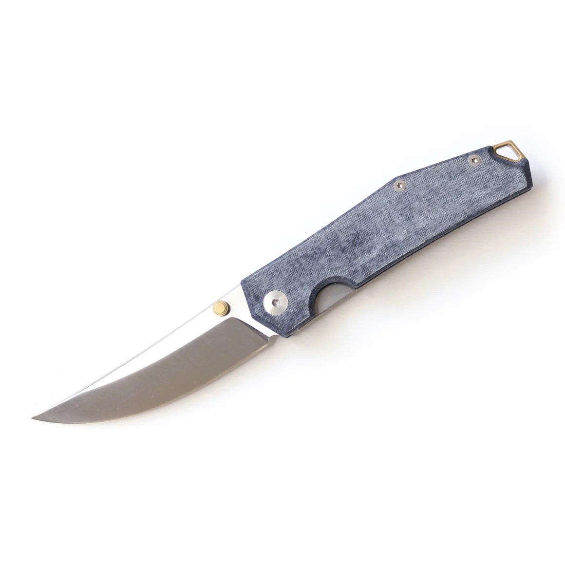 Giant Mouse Knives ACE Clyde Folding Knife Blue Denim Micarta