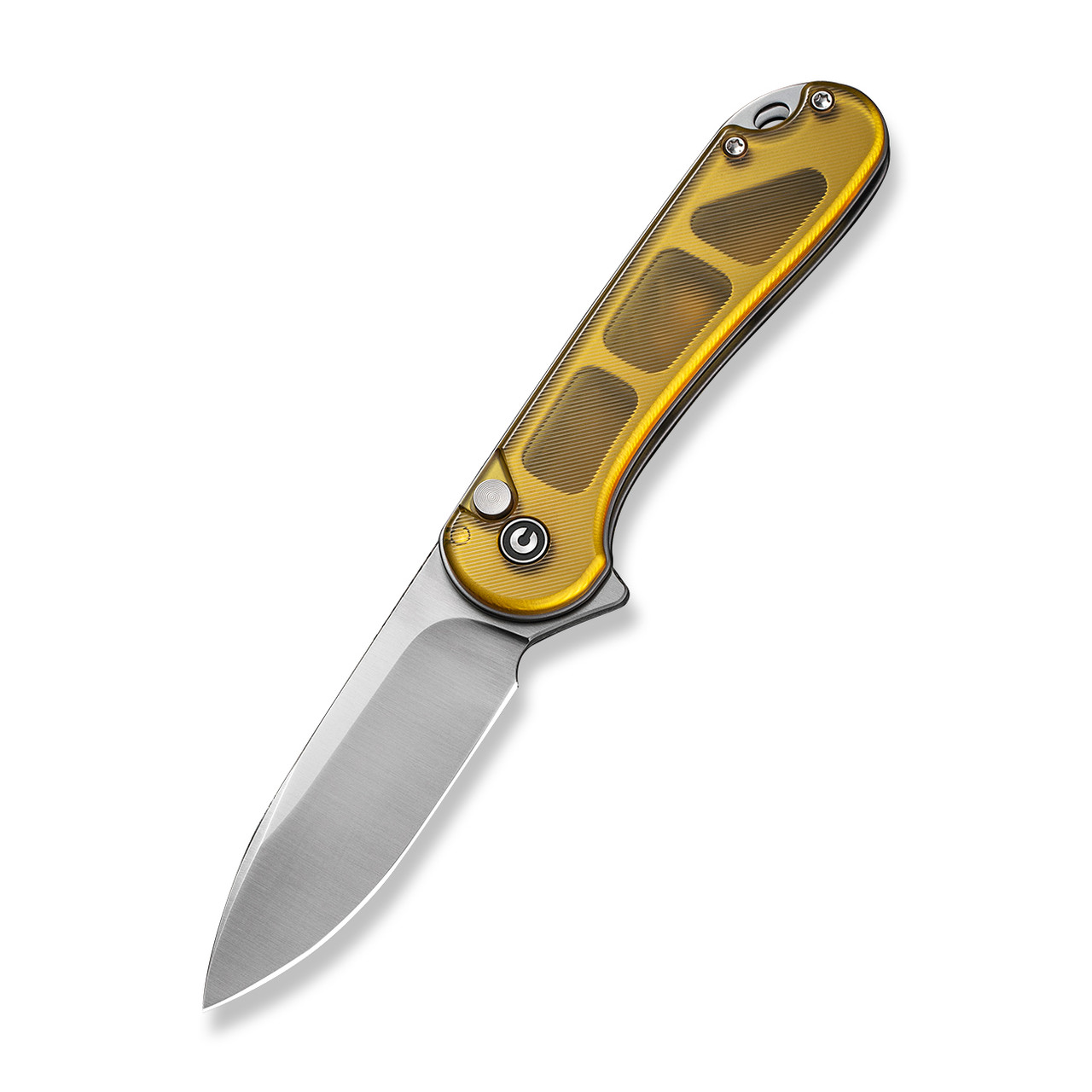 Civivi Button Lock Elementum II Folding Knife Polished Ultem