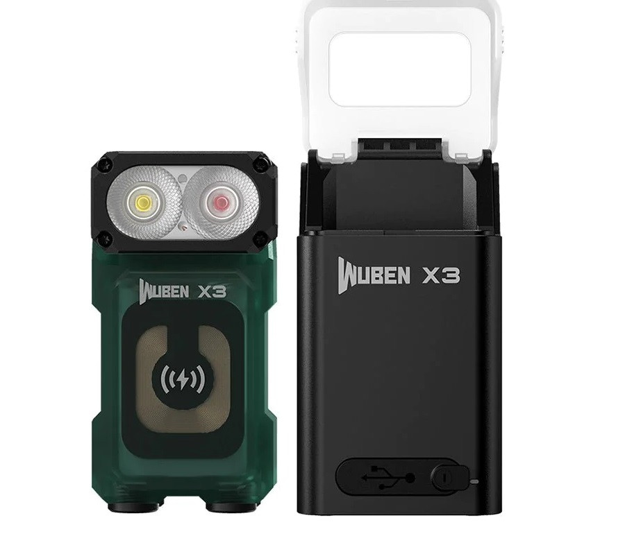 【新品未使用】WUBEN X3 グリーン Wuben X3 Green Aluminum Charging Box