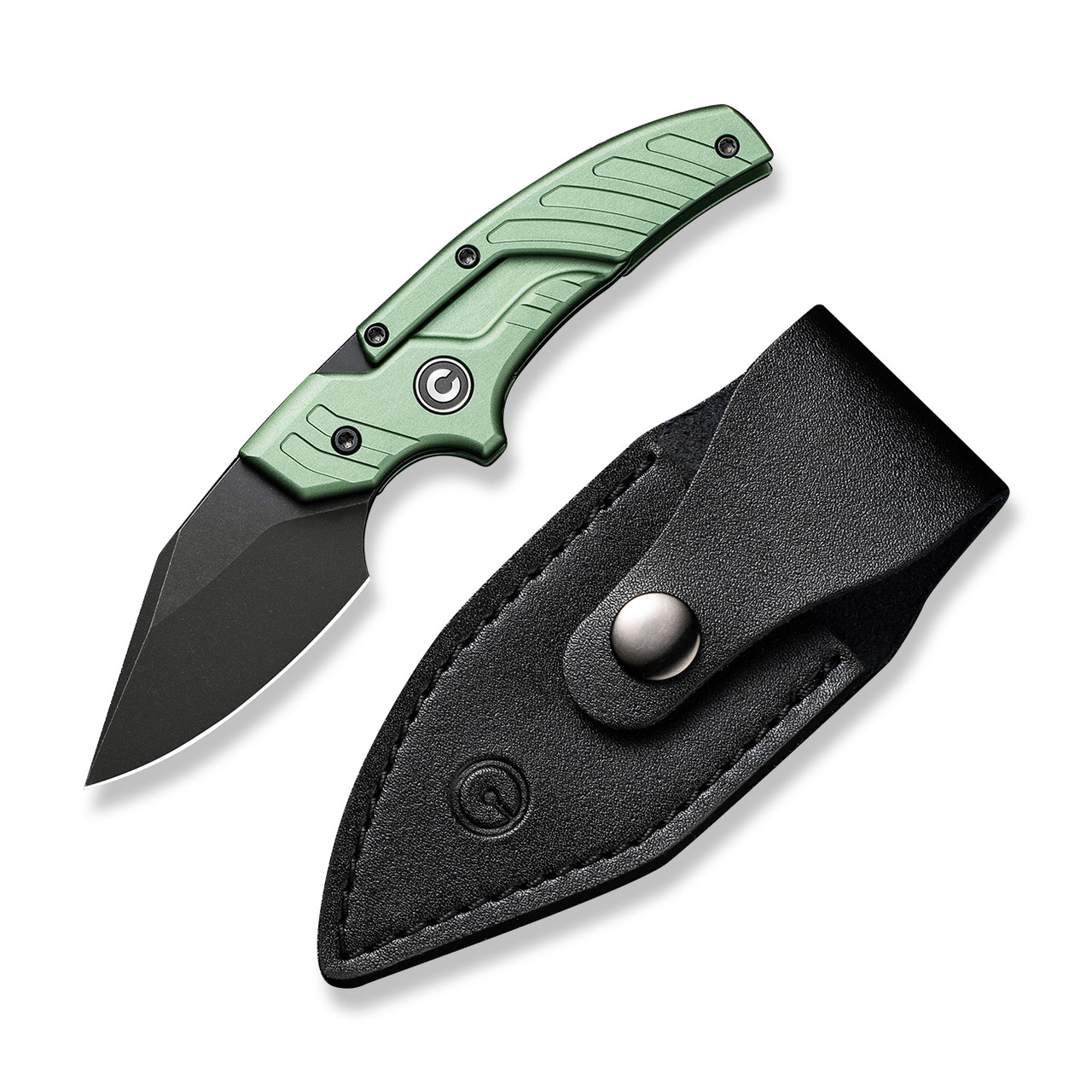 Civivi Typhoeus Adjustable Fixed Blade Knife Green Aluminum Handle