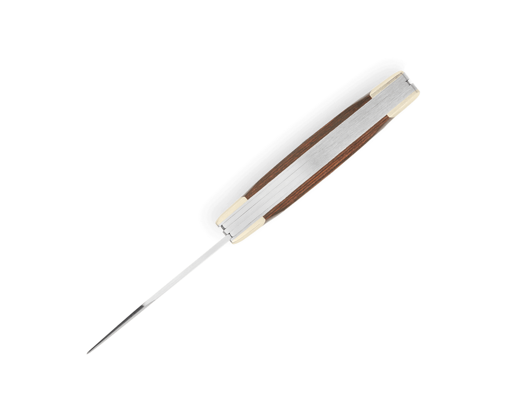 Buck 373 Trio Folding Knife Woodgrain Handle 420J2 Clip/Spey/Sheepsfoot