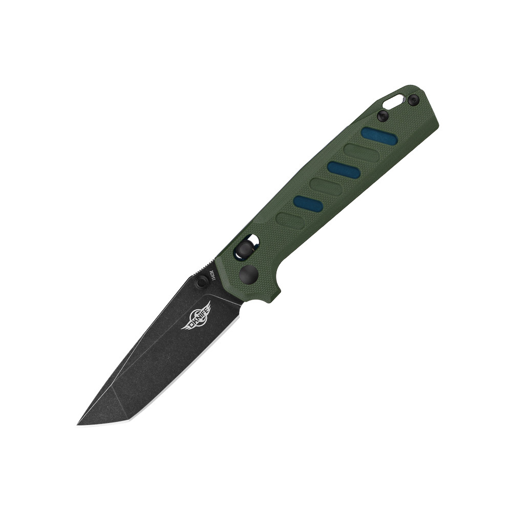 Olight Rubato Folding Knife OD Green G10 Handle 154CM Plain Black