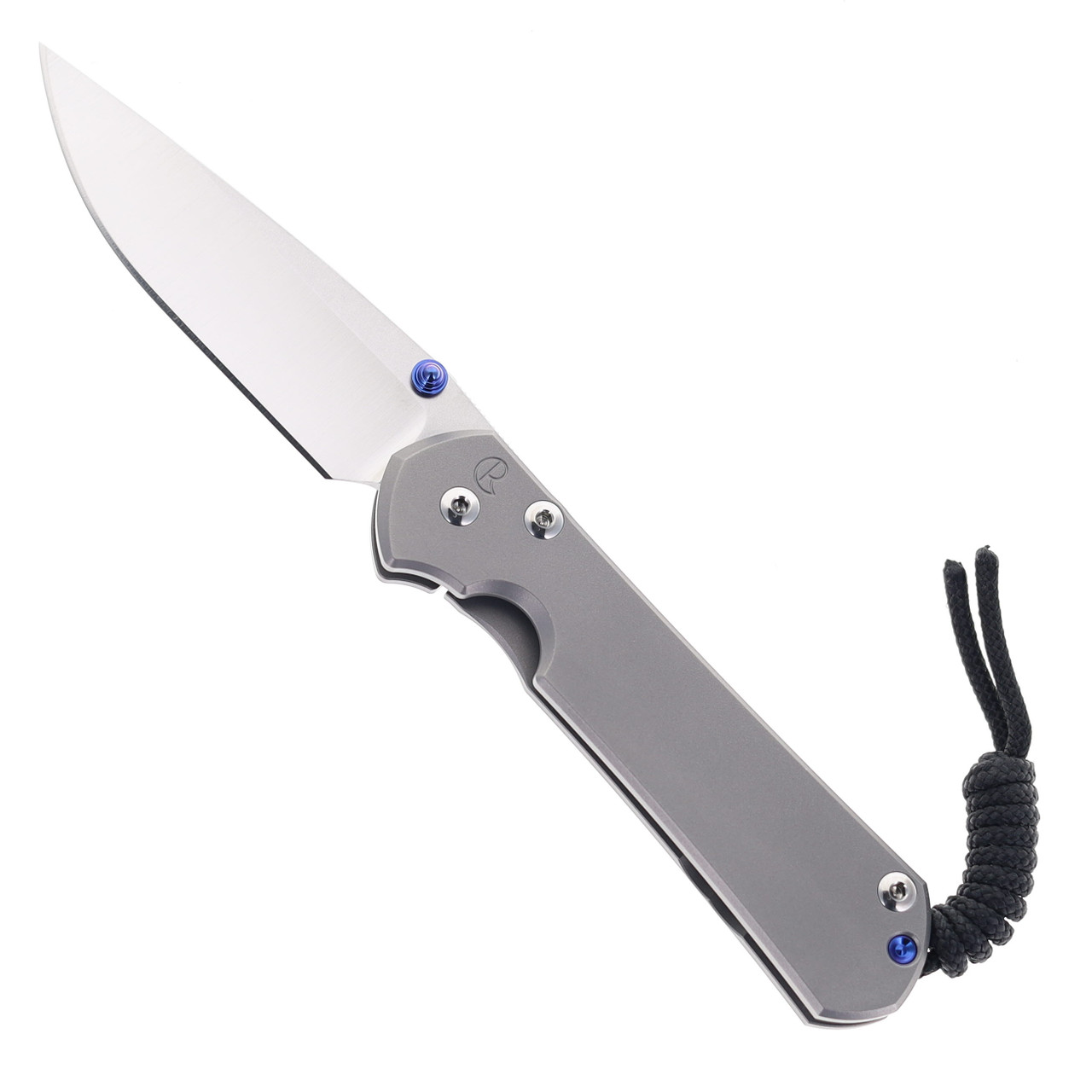 Chris Reeve Small Sebenza Pocket Knife Glass Blasted Titanium