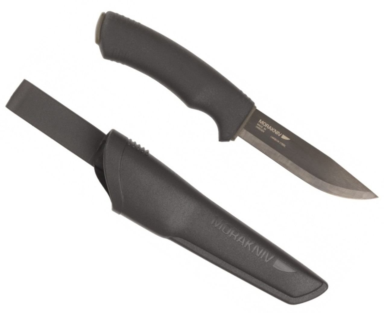 Morakniv Mora of Sweden Basic 511 3-5/8 Carbon Steel Blade, Red Polymer  Handle - KnifeCenter - M-12147