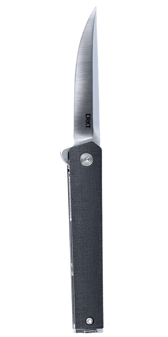 CRKT CEO Compact Folding Knife Black GRN Handle 1.4116 Plain Edge