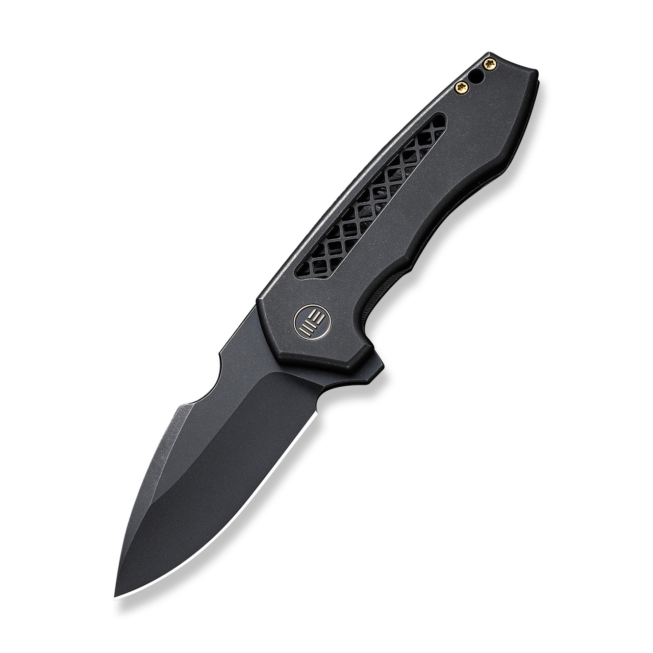 WE Harpen Folding Knife Black Titanium Handle 20CV Modified Drop