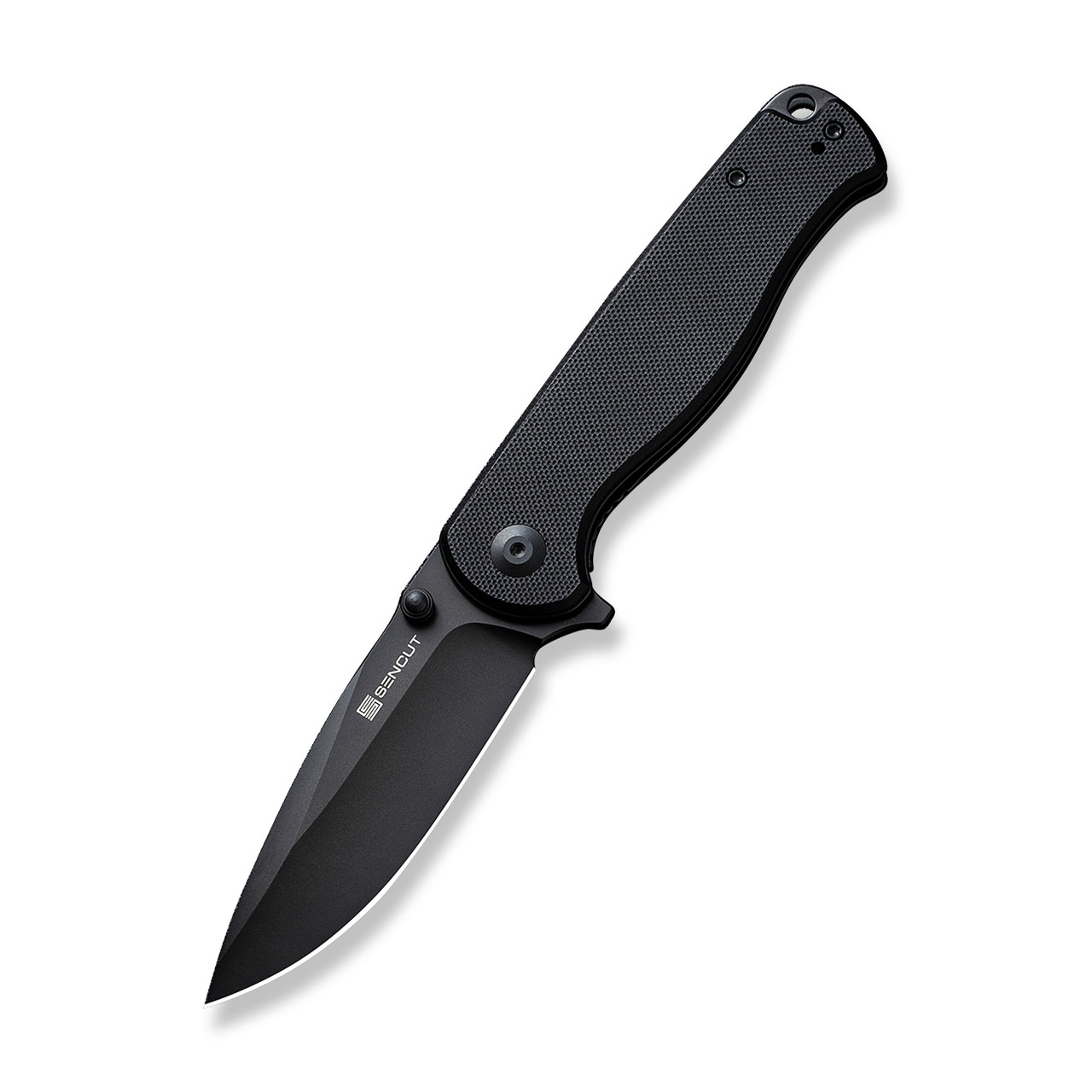 Pre-Order Ships Feb 7th) Sencut Errant Folding Knife Black G10