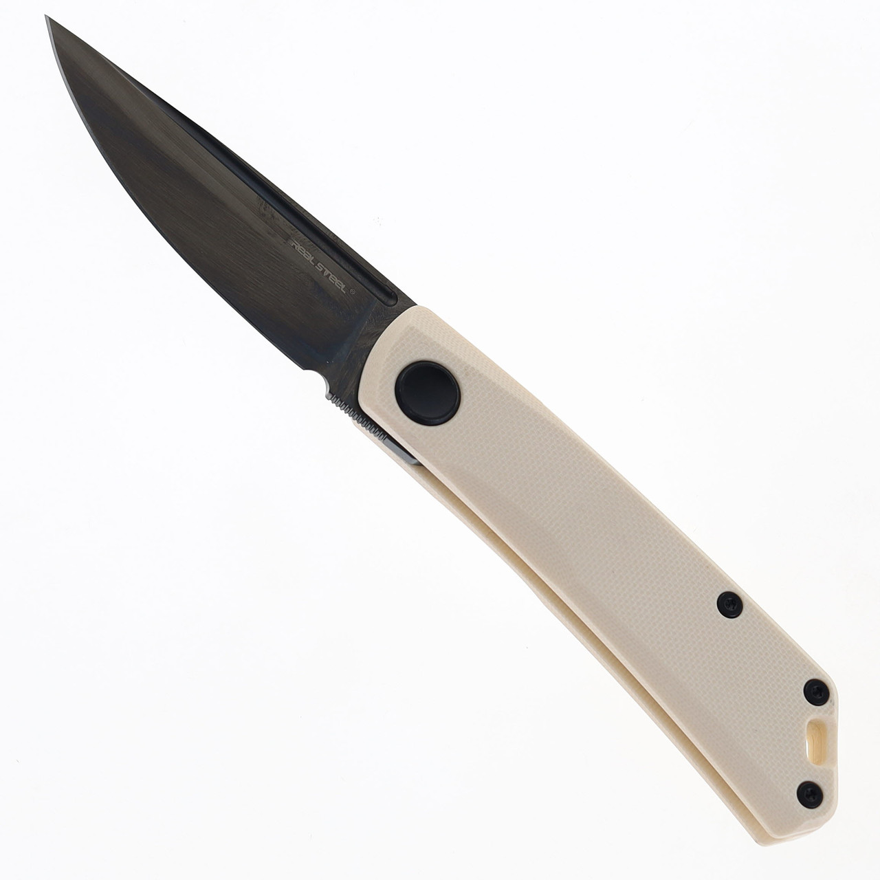 Real Steel Luna Lux Slip Joint Pocket Knife Ivory G10 Handle 7001Z2