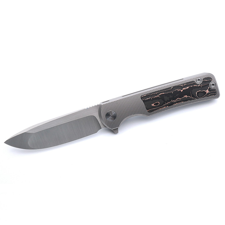 Miguron Ameight Kermu Folding Knife Bronze Carbon Fiber/Titanium
