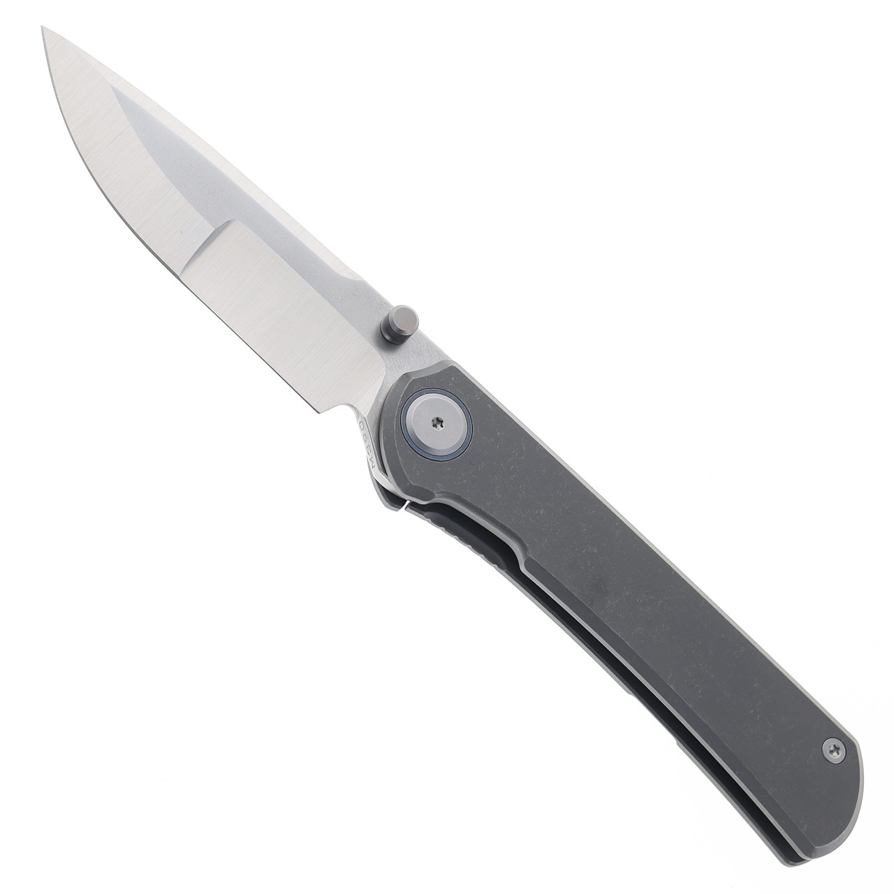 Maxace Peregrine II Folding Knife Stonewashed Titanium Handle M390