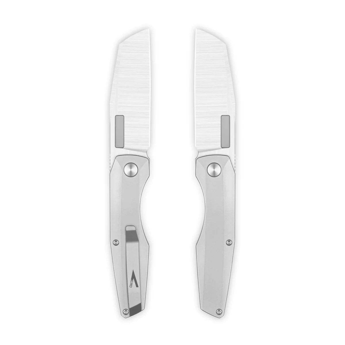 Vero Engineering Axon Frame Lock Folding Knife Titanium Handle