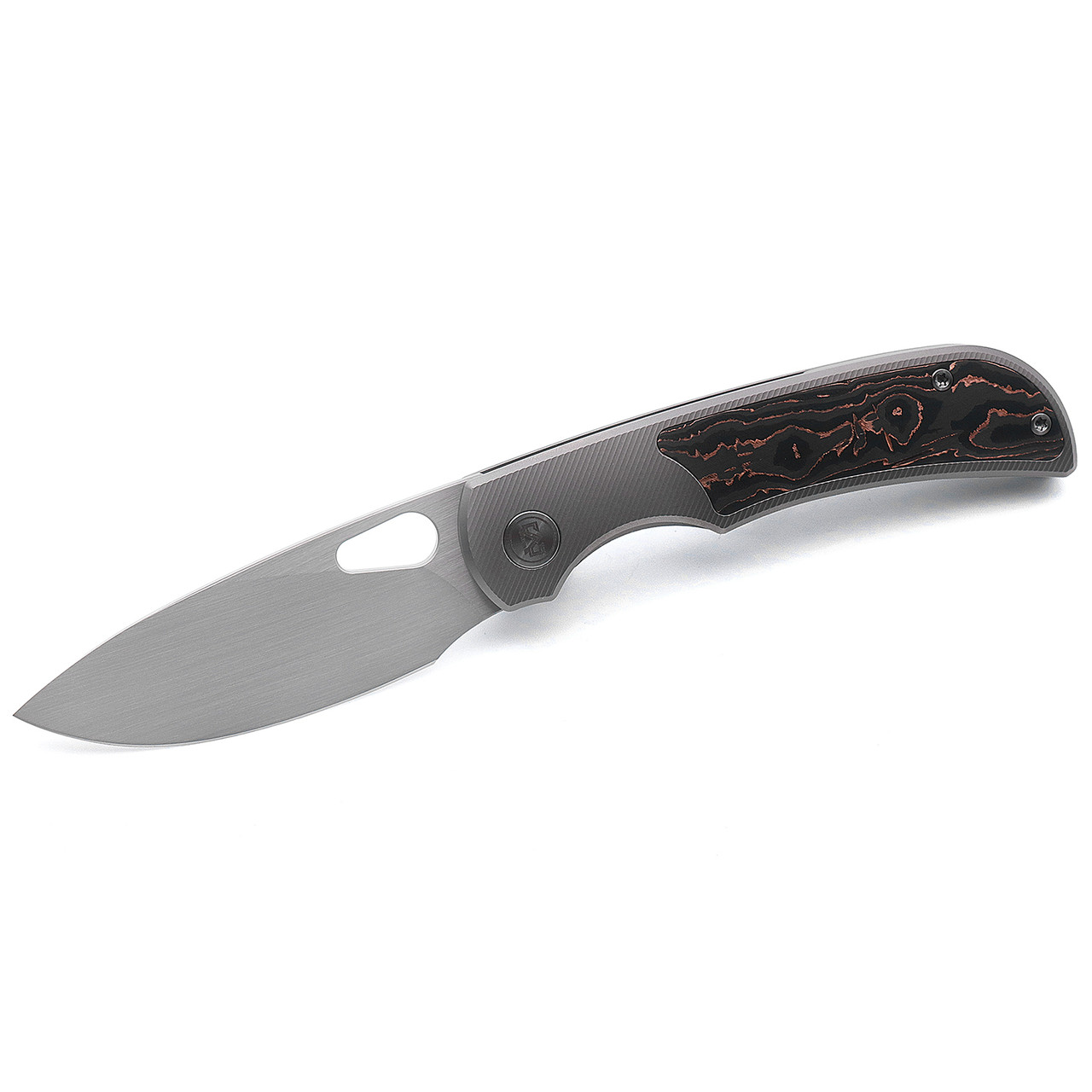 Miguron Moyarl Folding Knife Titanium/Bronze Carbon Fiber Handle