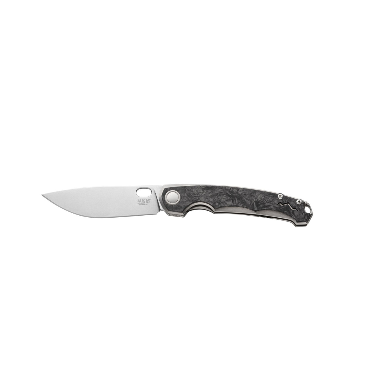 MKM Elcipse Folding Knife Titanium/Dark Matter Carbon Fiber Handle