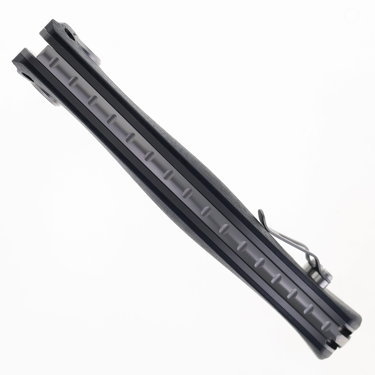 Maxace Vortex-S Folding Knife Black Micarta Handle SLD-magic Plain Edge ...