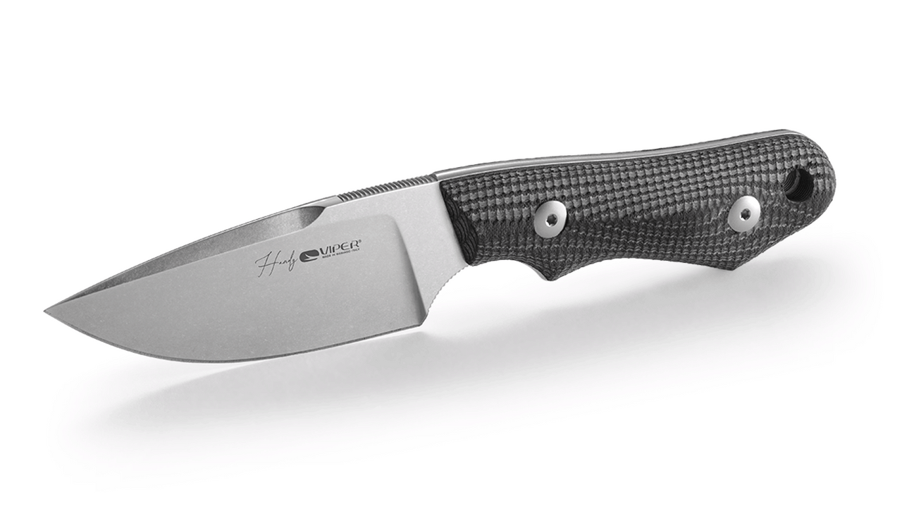 Viper Handy GG Fixed Blade Knife Suretouch Black G10 Handle MagnaCut