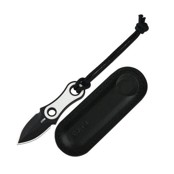 CJRB Knap Fixed Blade Knife White G10 Handle AR-RPM9 Spear Point