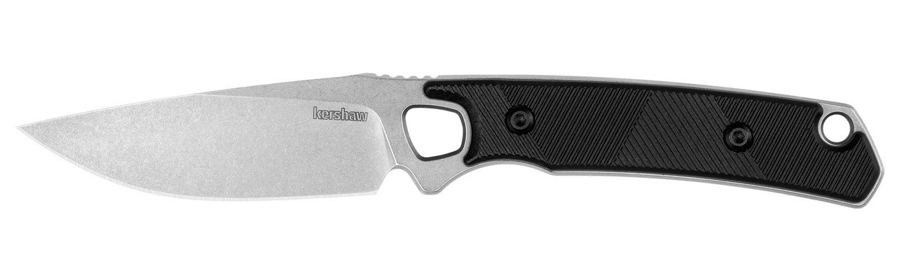 Kershaw Steppe Fixed Blade Knife Gray/Black Polypropylene Handle
