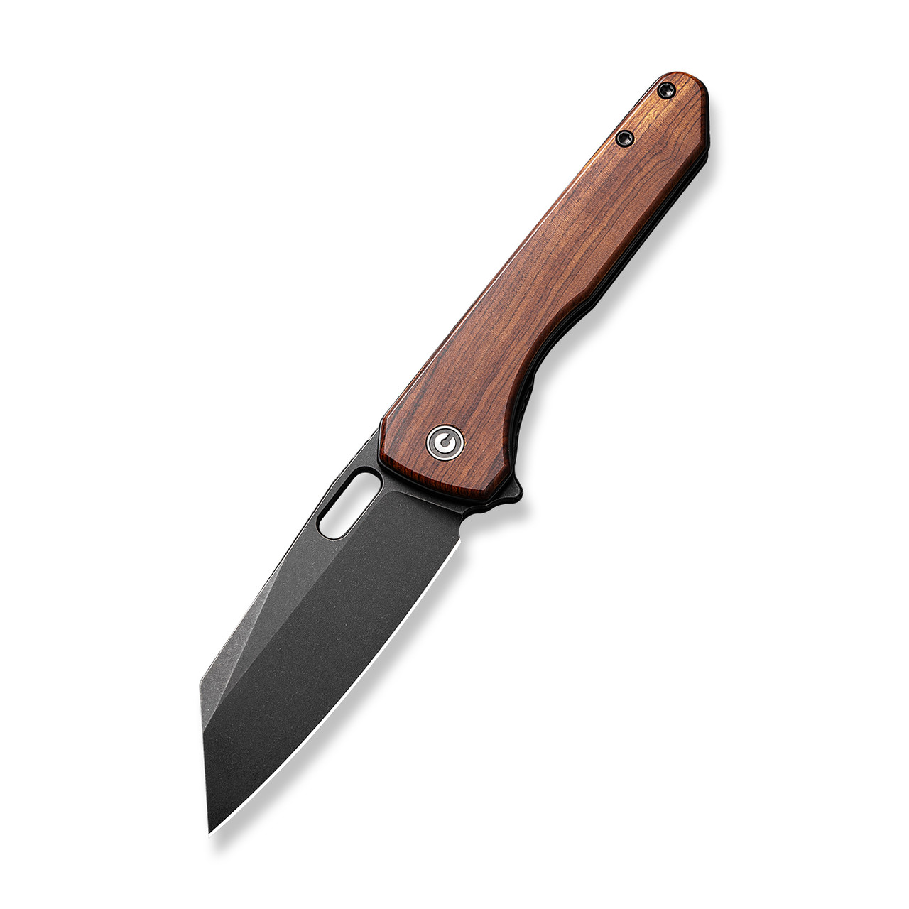 Civivi Nugz Folding Knife Guibourtia Wood Handle 14C28N Reverse