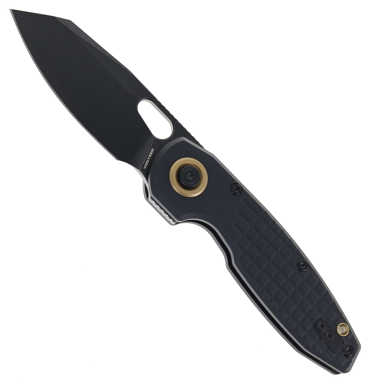 Vosteed Ankylo Vanchor Lock Pocket Knife Black Frag Aluminum