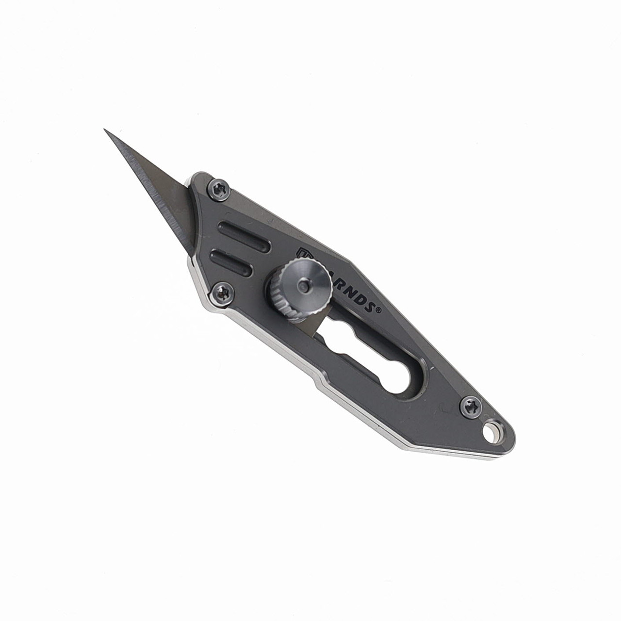 TITANIUM edge【美品】 Harnds Pea Utility Knife Bead Blast Titanium Alloy Handle SK5