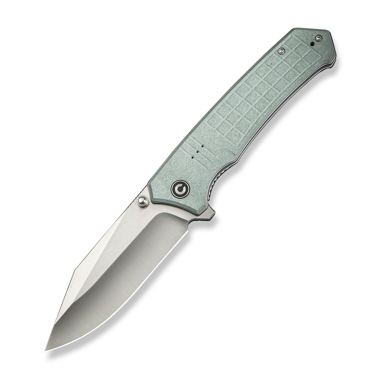 Civivi Tacticorix Folding Knife Gray Shredded G10 Handle Nitro-V