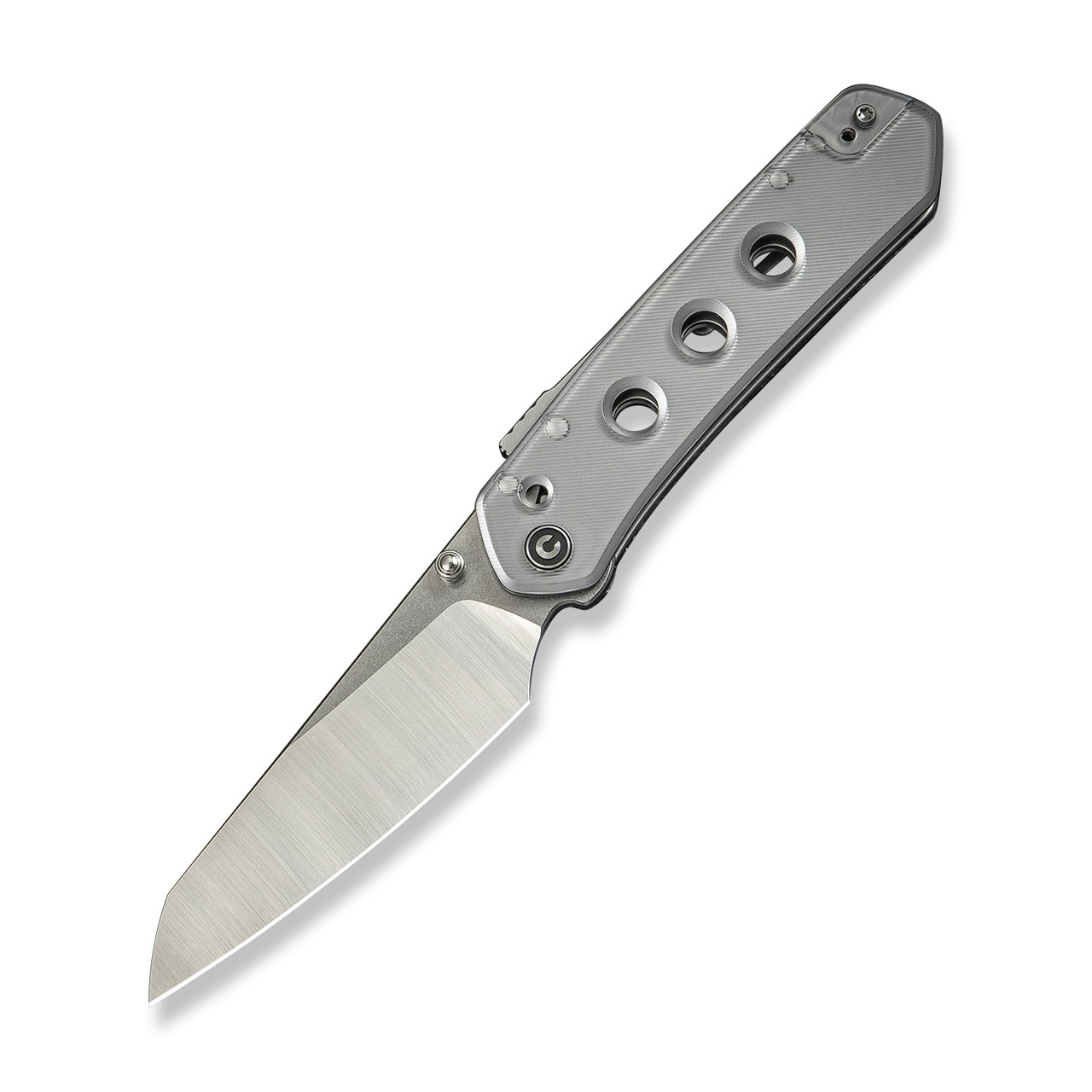 Civivi Vision FG Folding Knife Polished Clear Lexan Handle Nitro-V