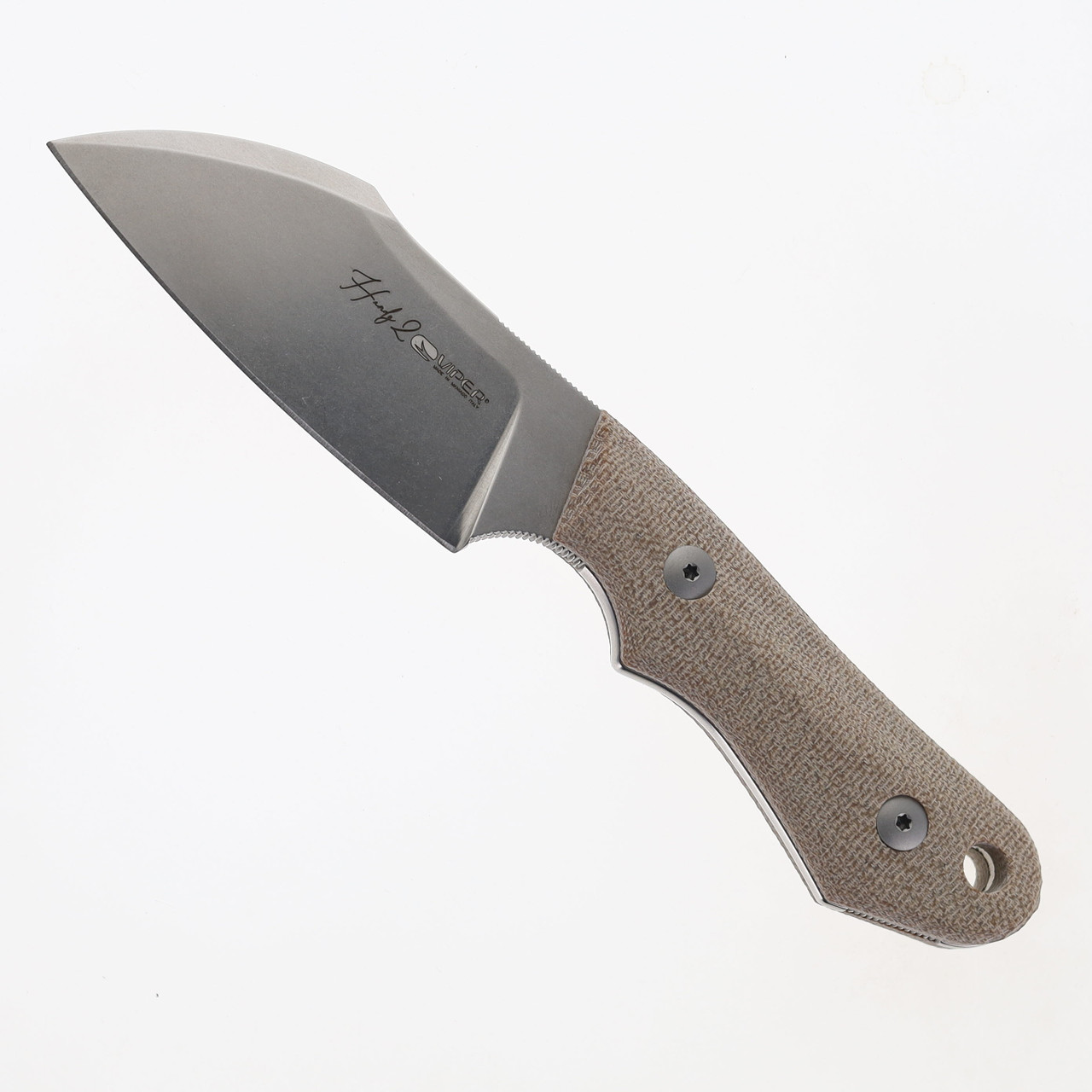 Viper Handy 2 Fixed Blade Knife Natural Micarta Handle M390
