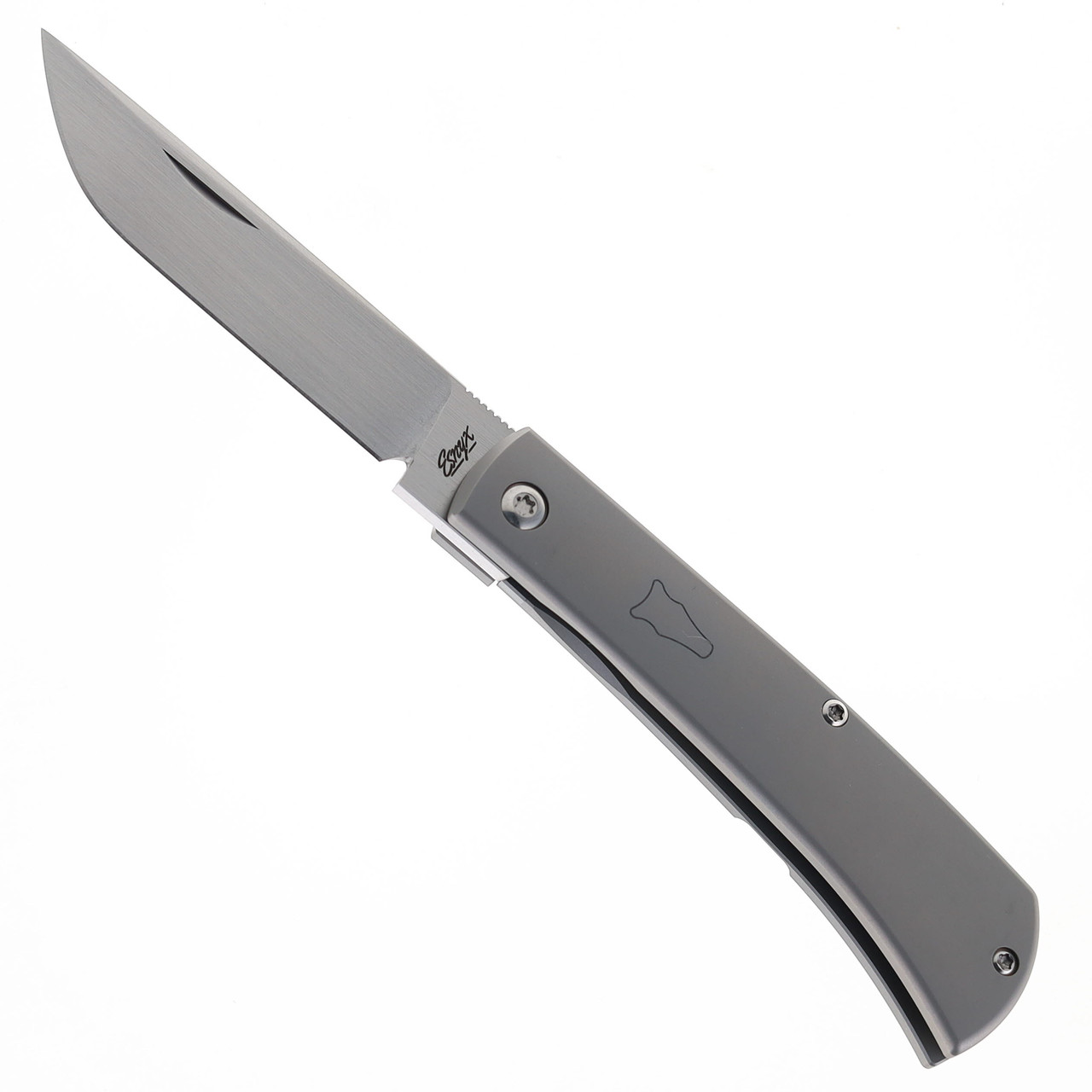 Esnyx Silver Line Workhorse Slipjoint Folding Knife Titanium