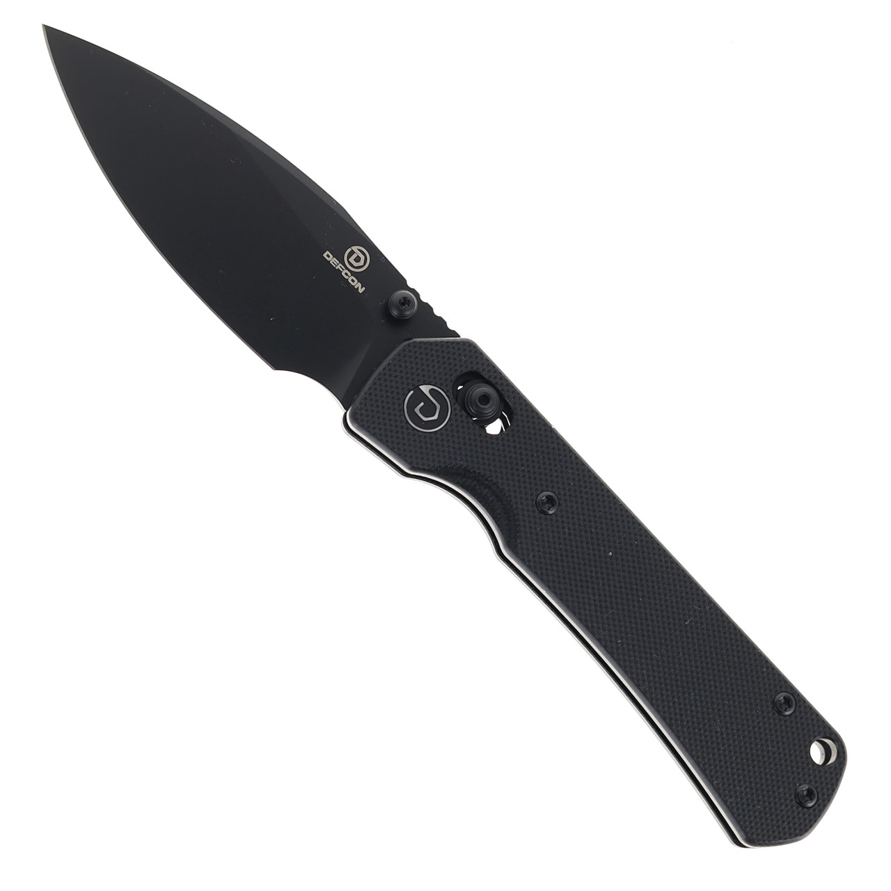 メイ, Defcon Ultra Lite Folding Knife Black G10 Handle 14C28N Drop