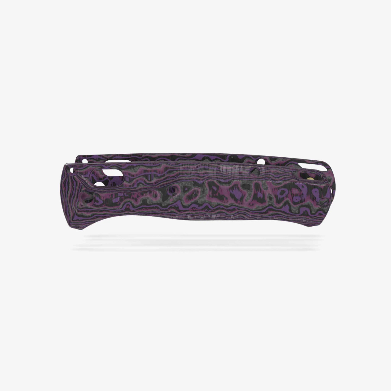 Flytanium Carbon Fiber Scales for Benchmade Bugout Purple Haze