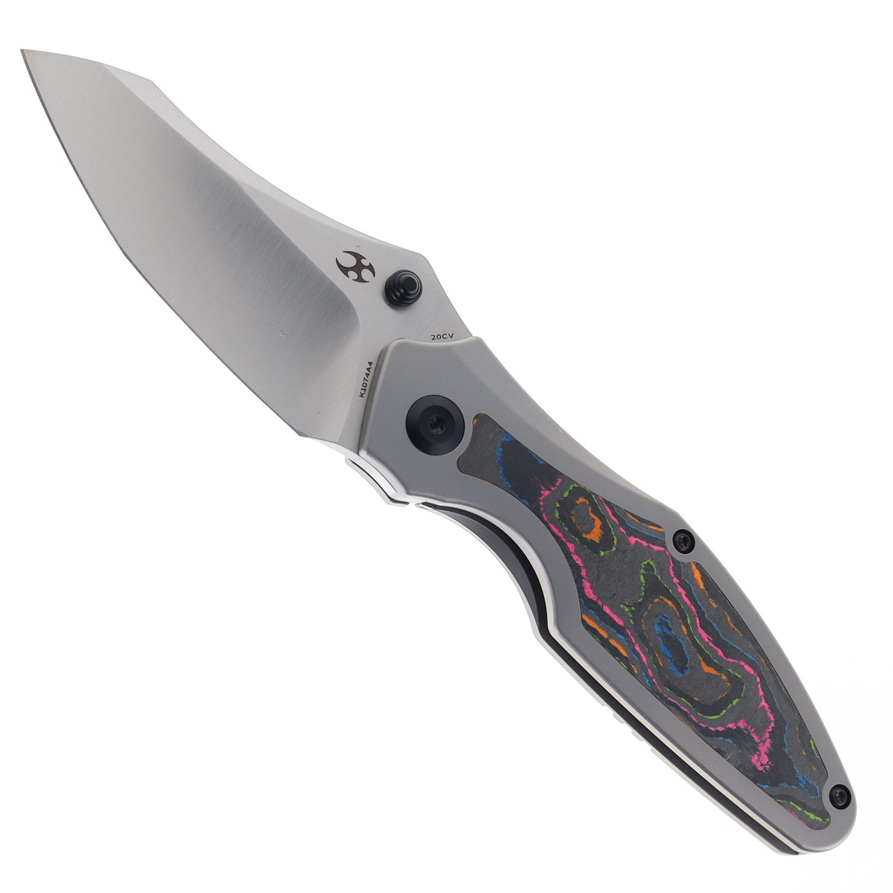 専用　C Kansept Baba Yaga Folding Knife Beadblast Titanium/80s Camo Carbon