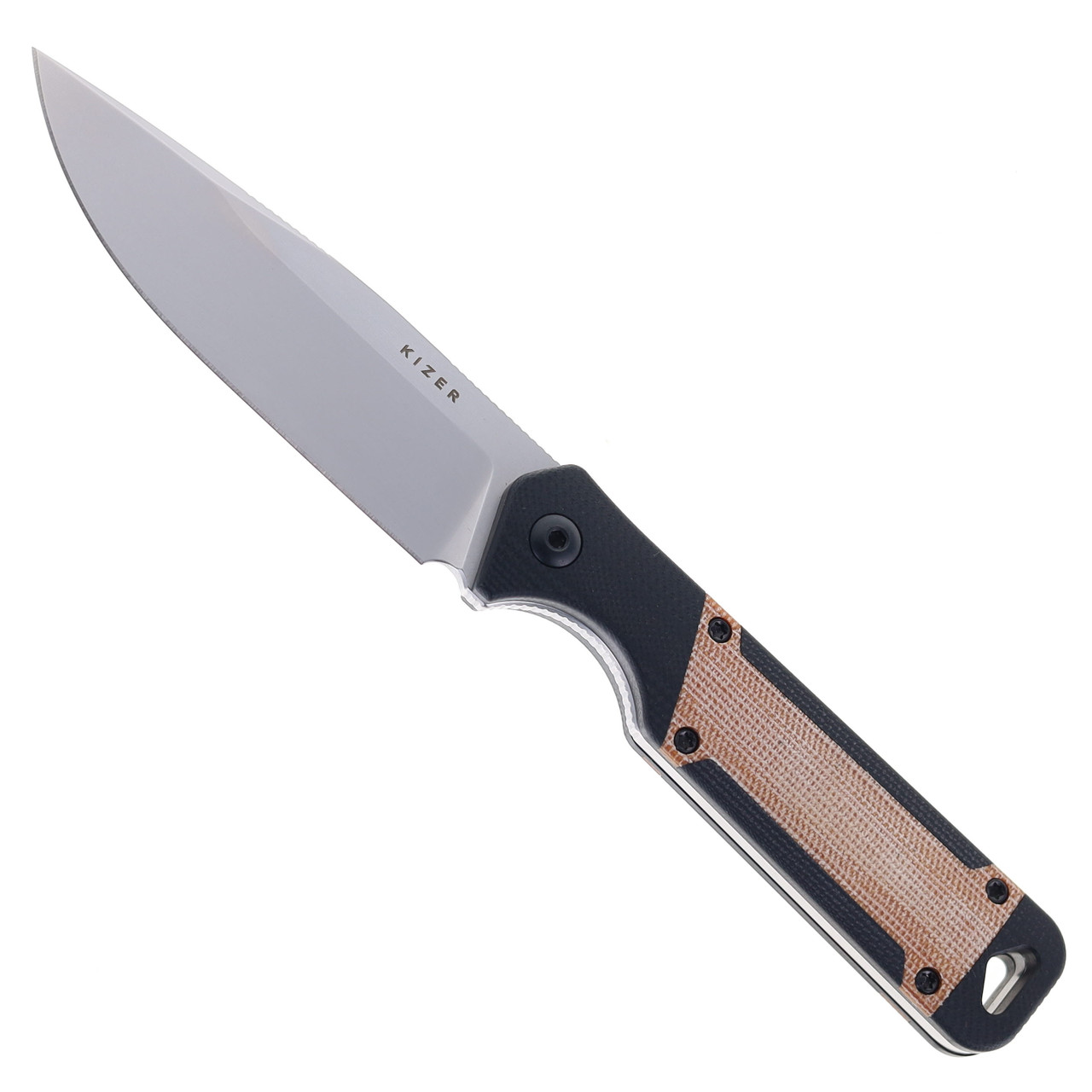 Kizer Militaw Fixed Blade Knife G10/Micarta Handle Nitro-V Plain