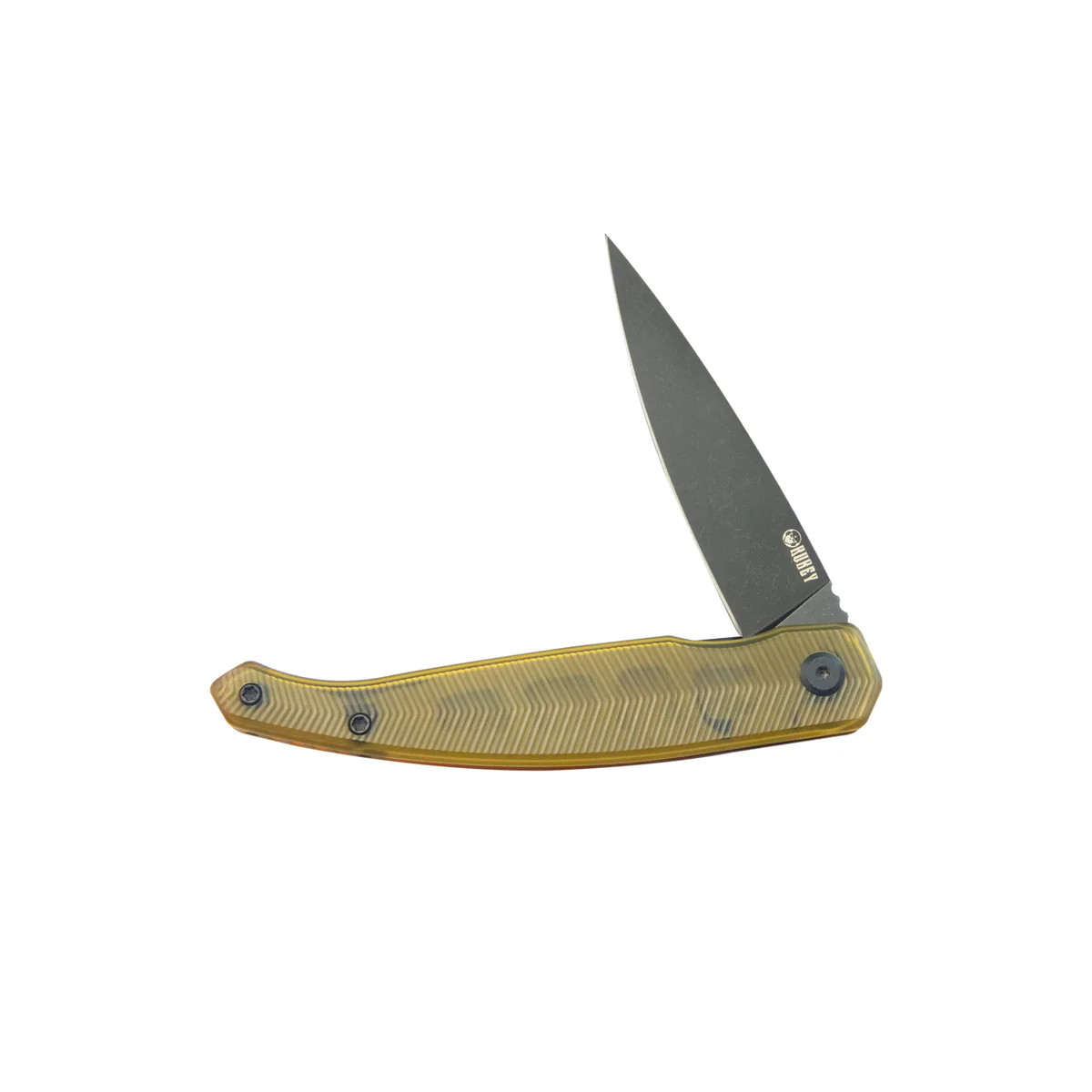 Kubey MOS Hydra Design Folding Knife Ultem Handle 14C28N Blackwash