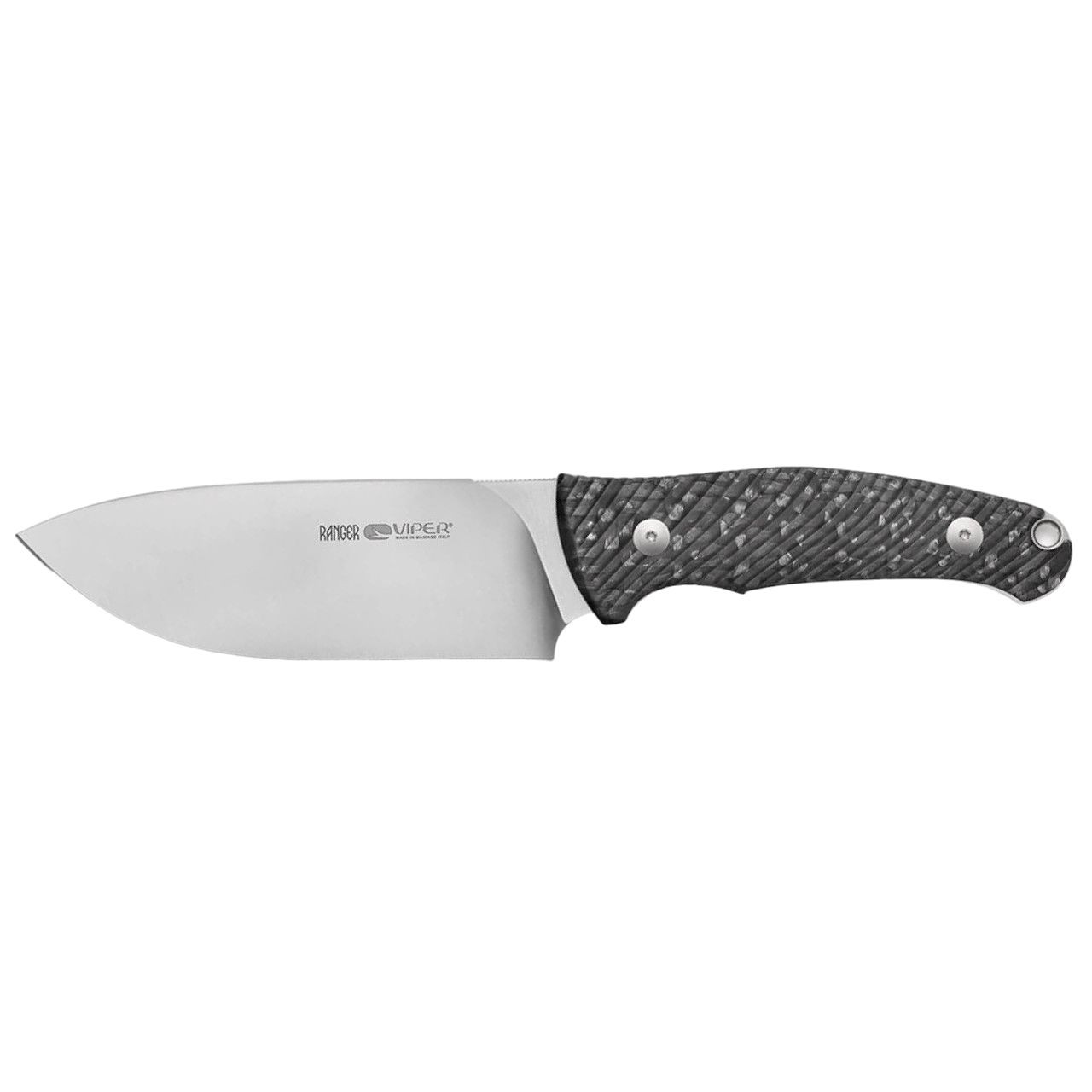 Viper Ranger Fixed Blade N690 Satin Blade Carbon Fiber Handle