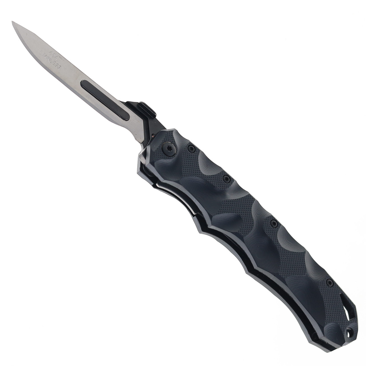 Havalon Quik-Change Black Zytel Handle Removable Blade Skinner