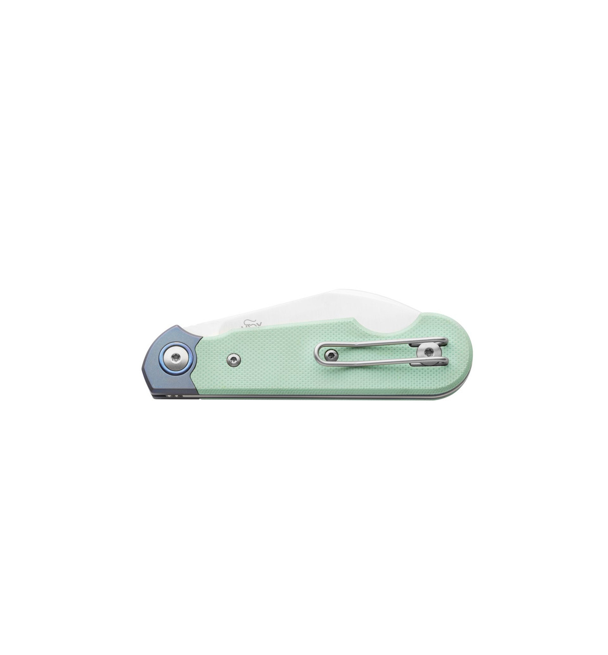 ★みき　断捨離中‼️★Tiffany & Co.★SVインフィニティーNC MKM Jaques Folding Knife Tiffany Blue G10 Handle Magnacut