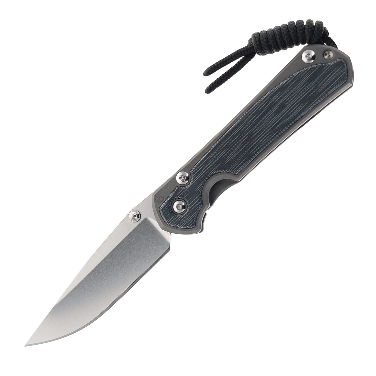 Chris Reeve Small Sebenza Pocket Knife Black Micarta Inlay