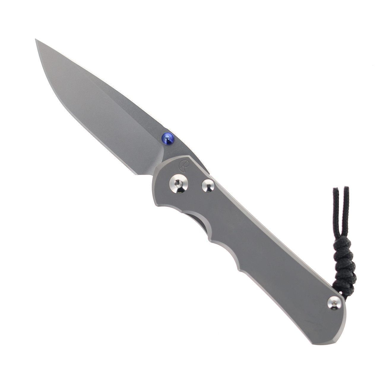 Chris Reeve Large Inkosi Folding Knife Gray Glass Blasted Titanium