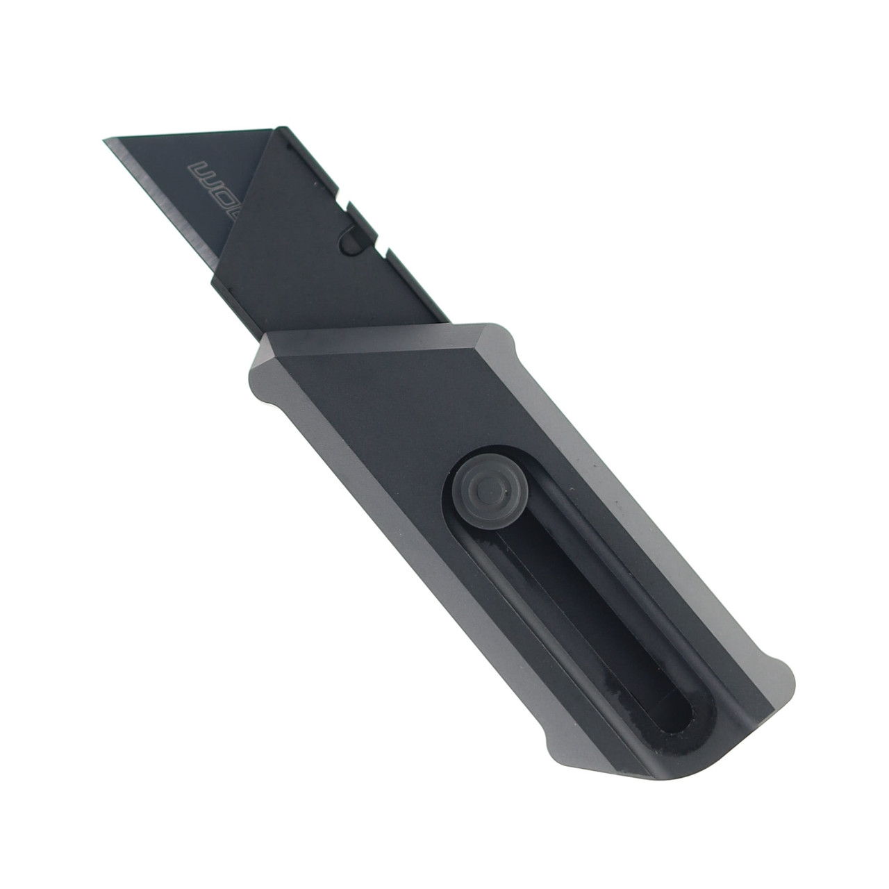 Chaves Knives Blue Label CHUB Flipper Folding Knife Black Aluminum