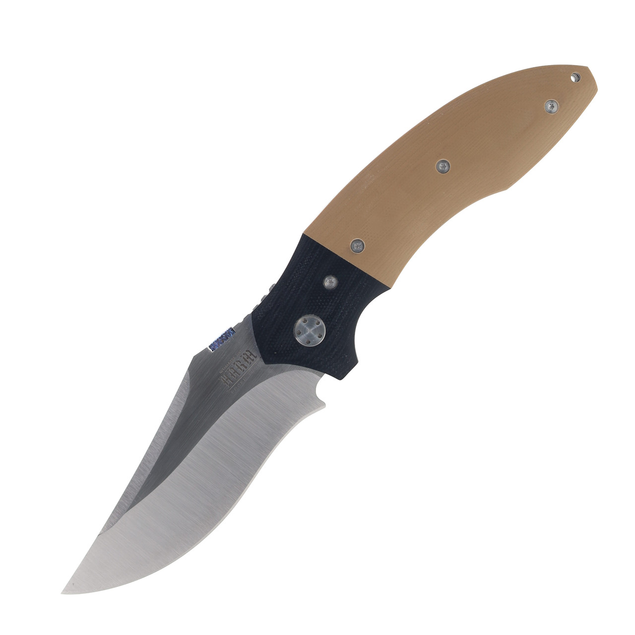 Harm Edged Tools Battlecraft Folding Knife Coyote G10/Black