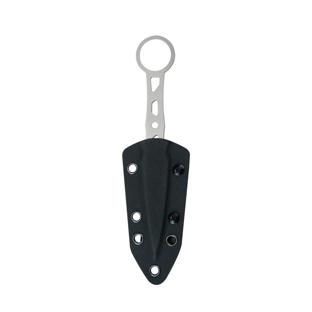 Kubey Kunai Fixed Blade Knife Skeletonized Handle 14C28N Plain Edge ...