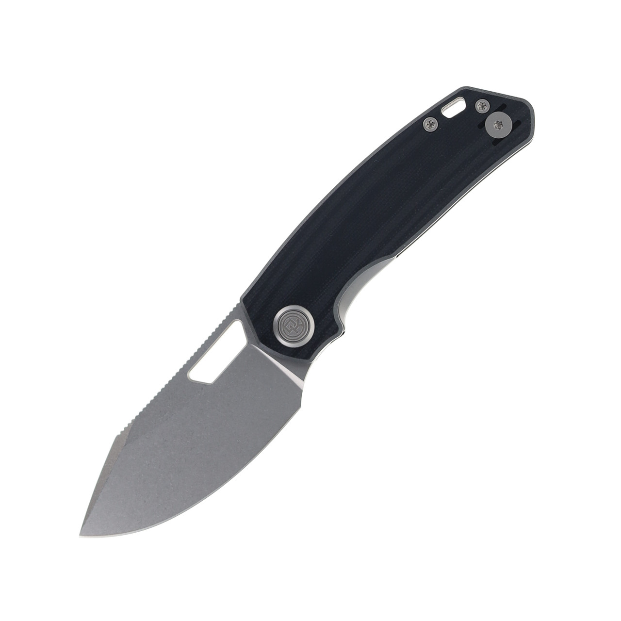 Divo Knives Growler Mini Pocket Knife Black G10 Handle Stonewashed