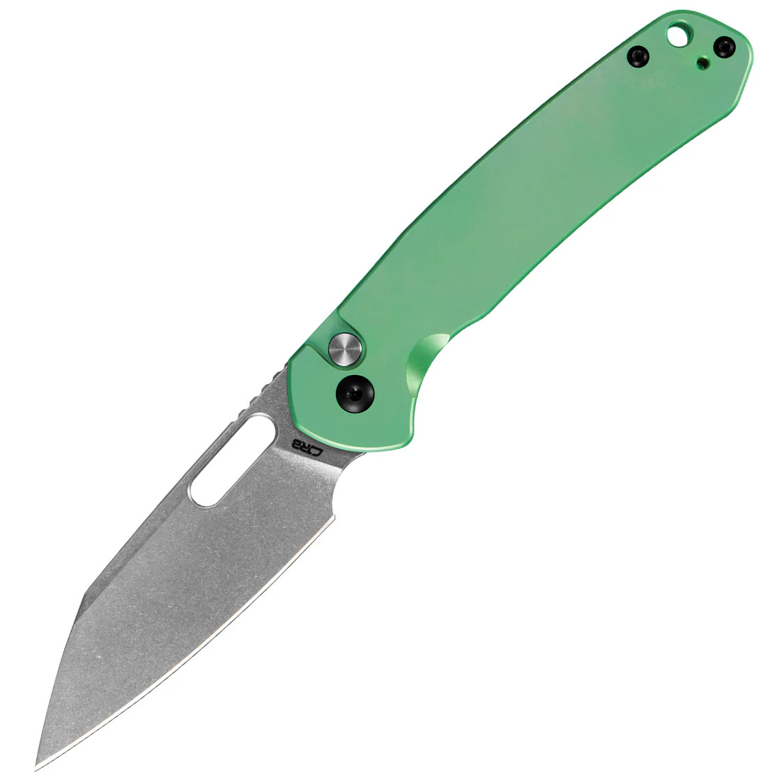 CJRB Perfect Pyrite Project The Enthusiast Folding Knife Green
