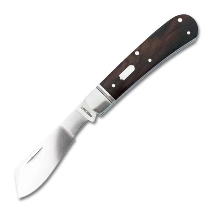 RoseCraft Blades Mill Creek Cotton Sampler Folding Knife Black